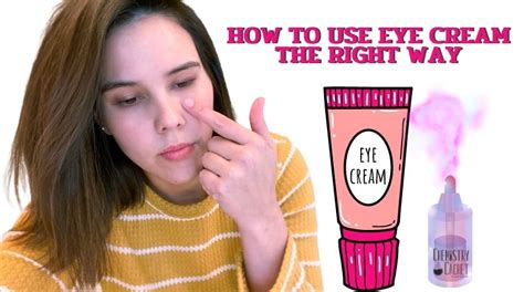 How To Use Eye Cream The Right Way