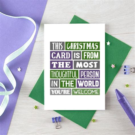 Funny Christmas Card For Friend Merry Christmas Card For | Etsy | Funny ...