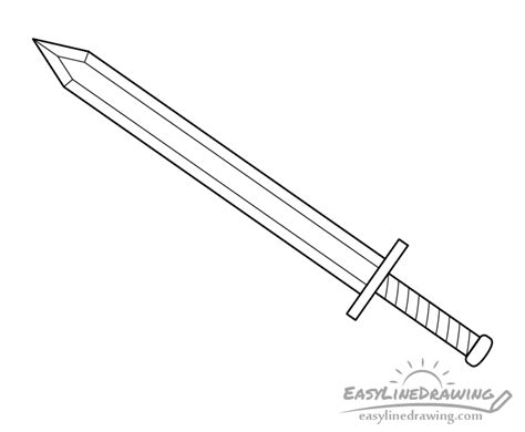 Discover 125+ sword sketch super hot - in.eteachers