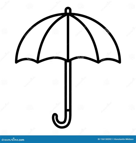 Umbrella Clip Art Black White