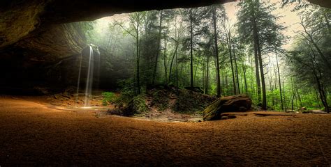 HD wallpaper: united states, berea, berea falls scenic overlook, ohio, trees | Wallpaper Flare