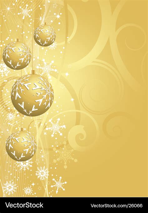 Gold christmas background Royalty Free Vector Image