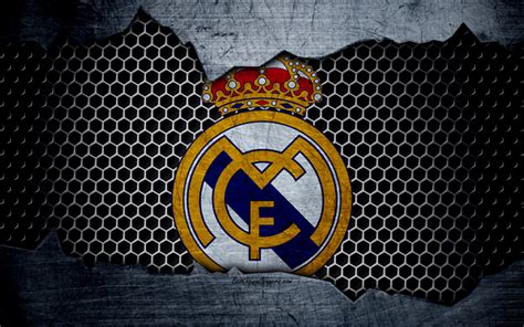 Download wallpapers Real Madrid, 4k, La Liga, football, emblem, Real logo, Madrid, Spain ...