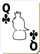 Download Queen Of Clubs Vector Clip Art SVG | FreePNGImg