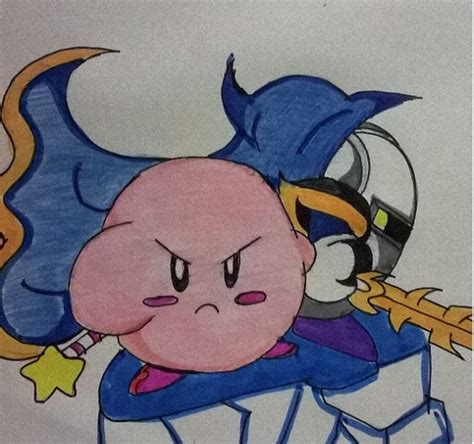 Kirby and Meta Knight by asun121285 on DeviantArt