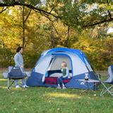 Ozark Trail 10’ x 9' 6-Person Instant Cabin Tent with LED Lighted Hub, 25 lbs - Walmart.com
