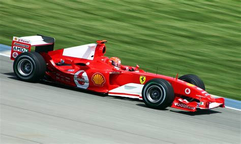 We recall Michael Schumacher at the French GP in 2004