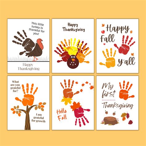 Thanksgiving Handprint Art, Fall Handprint Craft, Turkey Kid Craft ...