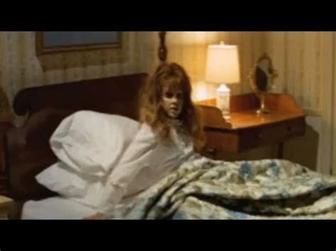 Raw test footage from THE EXORCIST featuring alternate makeup, superimposition, levitation ...