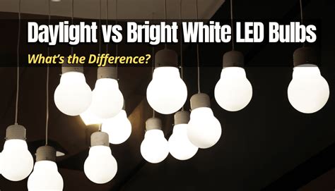 Daylight vs Bright White LED Bulbs | What's the Difference? - MyHomeDwelling