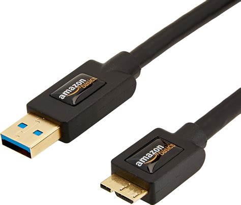 AmazonBasics USB 3.0 Charger Cable - A-Male to Micro-B - 3 Feet (0.9 ...