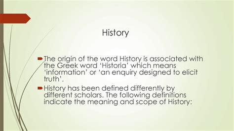 SOLUTION: History definition sources issues - Studypool