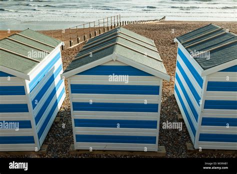 Beach huts in Hastings, East Sussex, England Stock Photo - Alamy