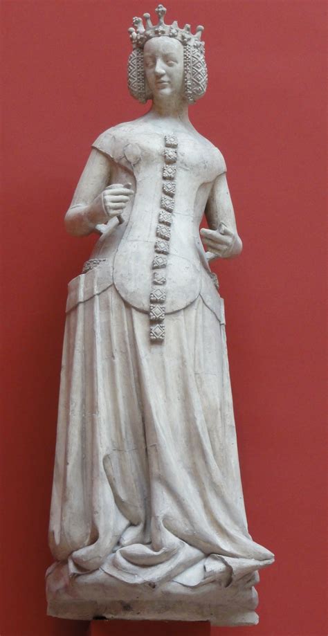 Isabeau de Baviere (statue Poitiers), c. 1390. High res. Cauls AND plaque belt. | Vêtements ...