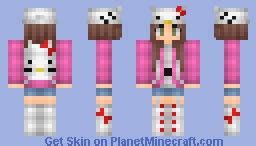 Hello Kitty Minecraft Skin