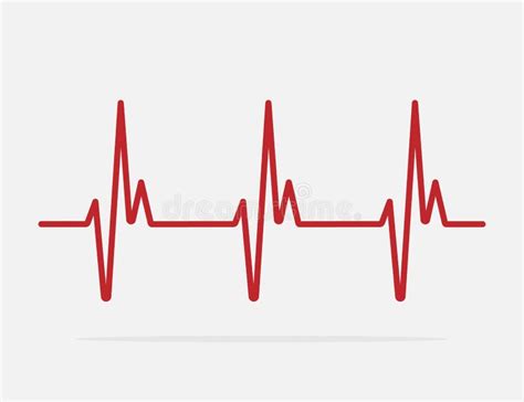 Heartbeat line vector icon stock vector. Illustration of life - 117126541