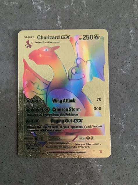 Mavin | charizard rainbow gold gx pokemon card