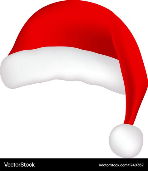 Santa claus hat Royalty Free Vector Image - VectorStock