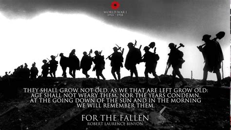 For The Fallen by Laurence Binyon - World War I Poem - YouTube