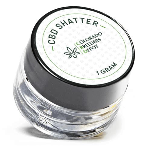 CBD Shatter - Premium Quality | Colorado Breeders Depot Wholesale