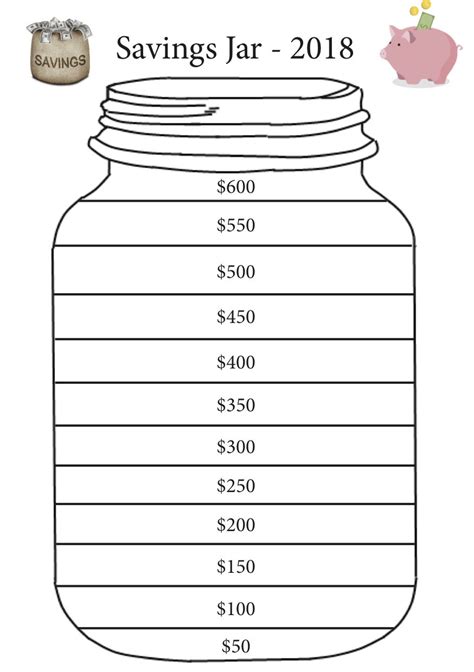 Colouring Chart Savings Tracker Printable Instant Download A4 A5 ...