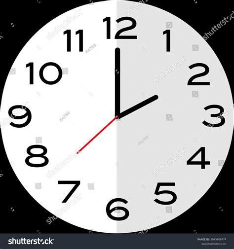 2 Oclock Two Oclock Analog Clock Stock Vector (Royalty Free) 2045606774 | Shutterstock