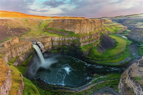 Palouse Falls At Sunset Photograph by Bradwetli Photography - Pixels