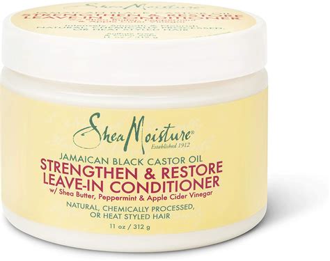 Shea Moisture Jamaican Black Conditioner Leave-In 11oz Jar: Amazon.co ...