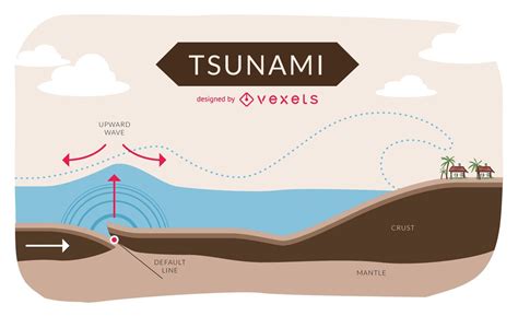 Tsunami Infographic Vector Download