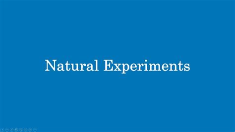 Natural Experiments - YouTube