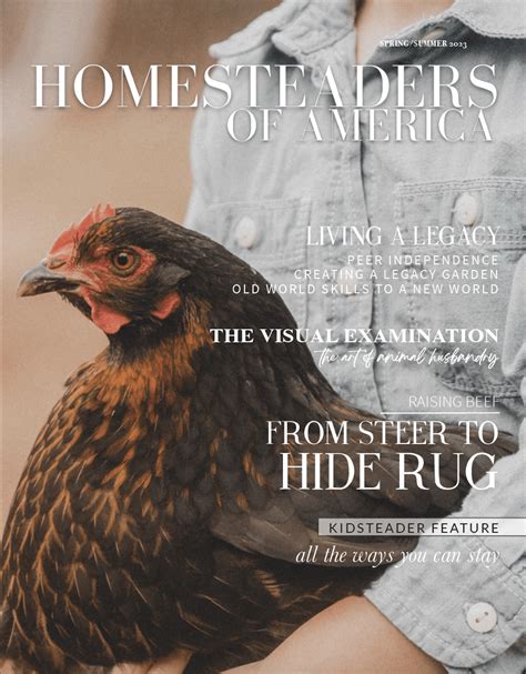 HOA Magazine Issue 1 - Homesteaders of America