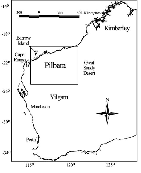 Locality map of Western Australia. The area in the box represents the... | Download Scientific ...