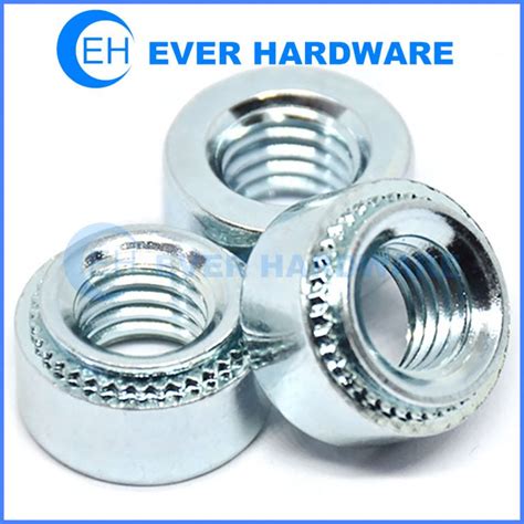 PEM Nut Types H HNL Metric Self Clinching Nuts Zinc Plated Finish Stamp