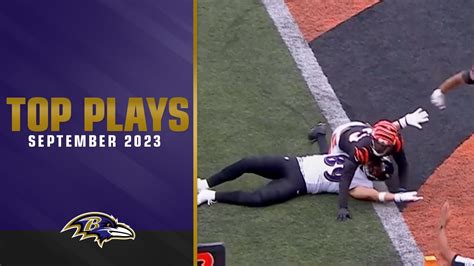 Baltimore Ravens Best Plays of September | Baltimore Ravens - YouTube