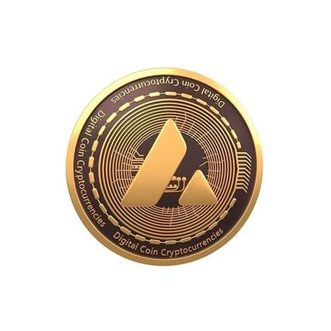 3D model Avalanche Coin v3 001 VR / AR / low-poly | CGTrader