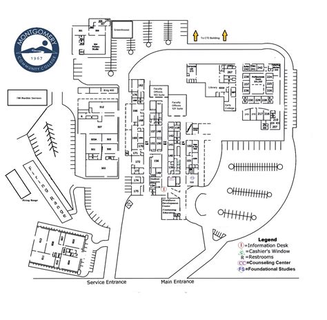 Montgomery County Community College Campus Map - Map