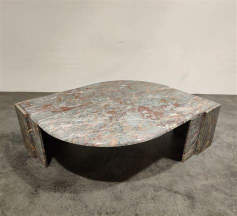 Vintage marble coffee table, 1970s | #160447