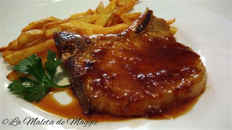 Chuletas de cerdo en salsa de miel | Cerdo en salsa, Chuletas de cerdo al horno, Recetas de ...