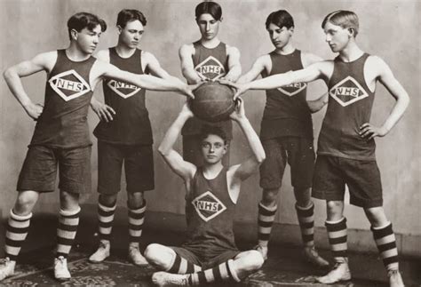 Newton High School basketball team (1906) - Vintage Sports Pictures | High school basketball ...