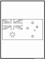 Australia Flag Coloring Page  ATC21S sketch template