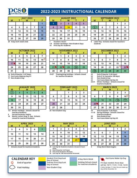 Pinellas County Schools Calendar Holidays 2022-2023 PDF