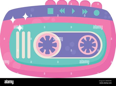 retro boombox design Stock Vector Image & Art - Alamy