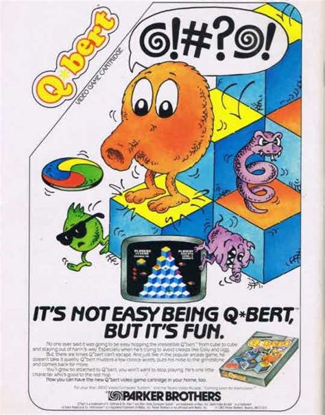 Q*Bert Video Game | Emporium Arcade Bar