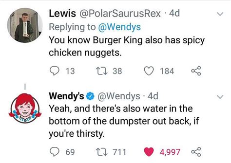 Wendy’s Twitter is savage.