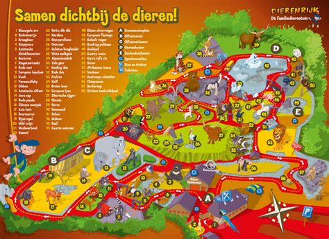 Dierenrijk Nuenen plattegrond