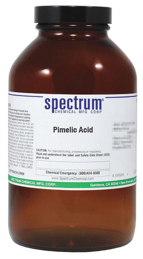 111-16-0, 160.17, Pimelic Acid - 39D929|P2097-500GM10 - Grainger