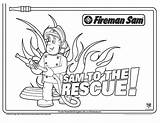 Fireman Sam Coloring Pages sketch template