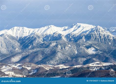 Winter in the Carpathian Mountains , Snow on the Mountains and Frost ...