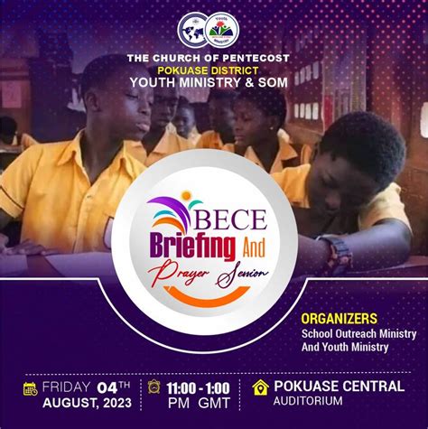 BECE briefing and prayer for Teen youth Call this number for your ...