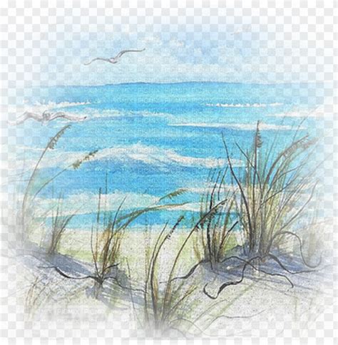 Watercolor Paintings Of Beach Scenes